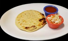 Pupusas de pollo y queso