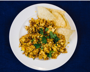 Chorizo con huevos