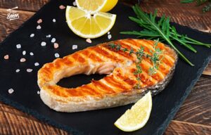Salmón a la plancha